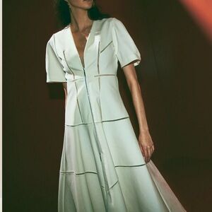 Elegant White Midi Dress